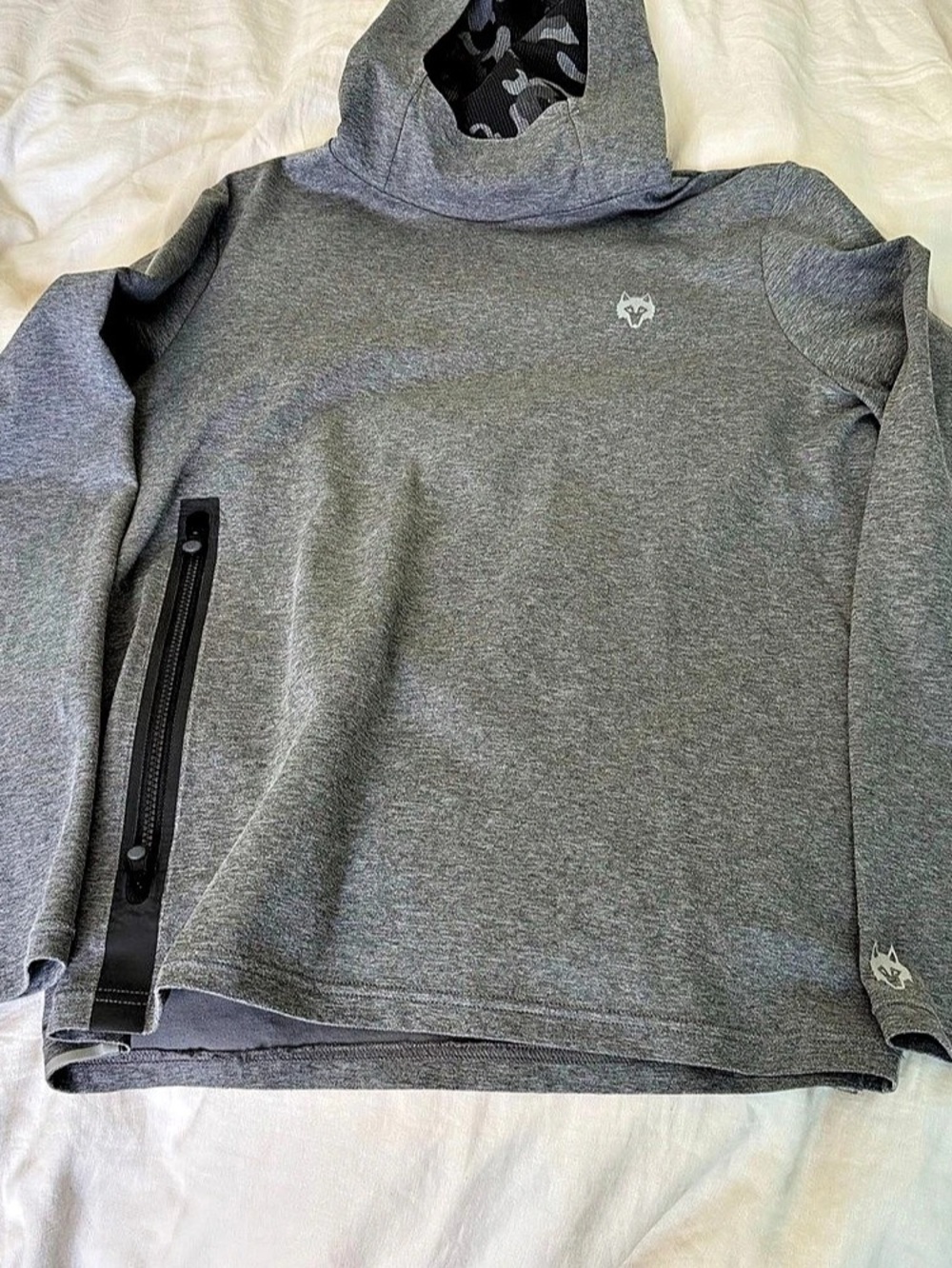 GREYSON Hoodie Men's Gray Hooded Pullover Medium